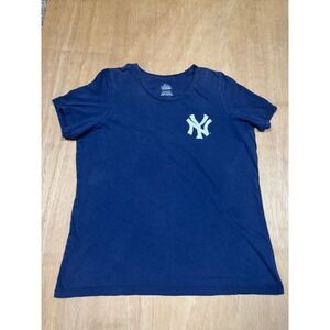 Majestic New York Yankees Navy Blue T Shirt  Mens Baseball MLB Size XXL